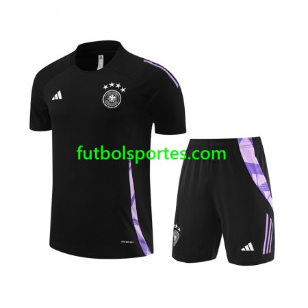 Alemania Niño Camiseta de Entrenamiento Negro 2024